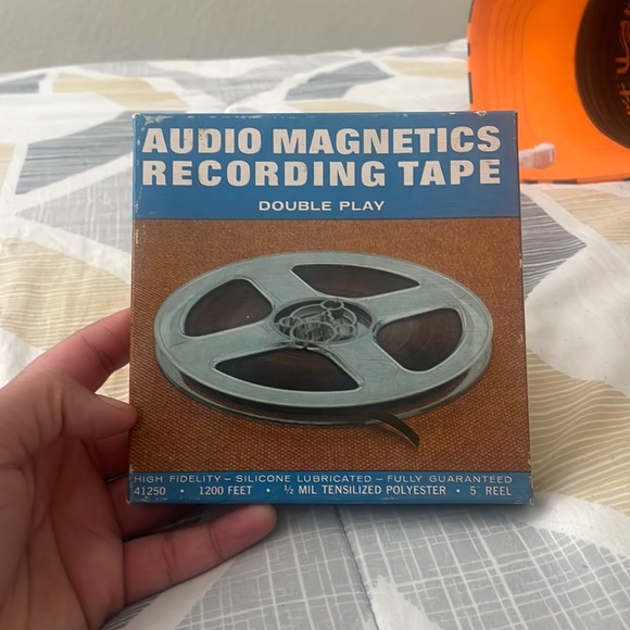 Audio magnetics recording tape